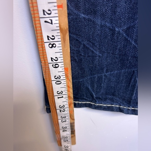 Vanilla Star Cowgirl Jeans Womens Size 13 Blue Washed Boocut Wide leg Mid Rise - Picture 11 of 14